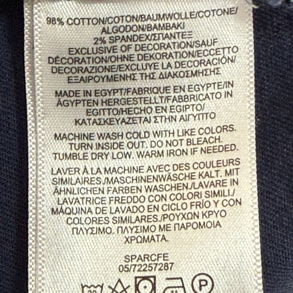 Brooks Brothers Mens Navy Blue Straight Leg 5-Pocket Pants W34 L32 SPARCFE - Picture 5 of 10